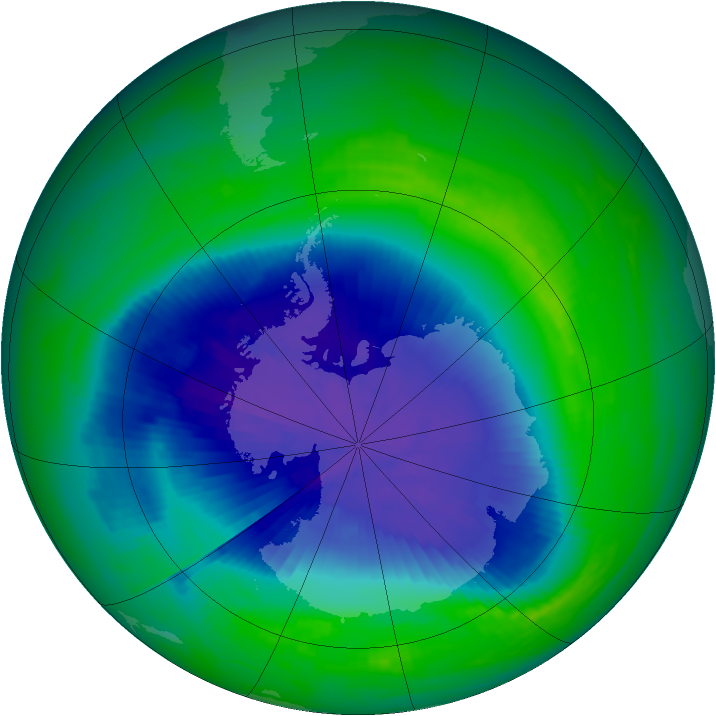 Ozone Map 1990-10-21